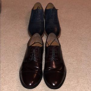 Men’s Navy Blue & Maroon Shoes - Size 10.5